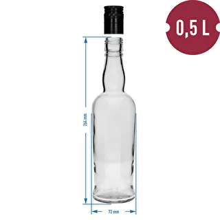 Bottiglia del Capitano 500 ml con tappo a vite - 6 pz – photo 5