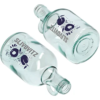 Bottiglia da 500 ml con tappo a vite e stampa bicolore Slivovitz - 4 pz. – photo 6