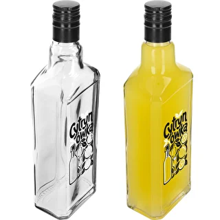 Bottiglia Tynktura 500 ml con stampa “Cytrynówka” e tappo a vite – photo 4
