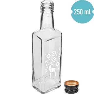 Bottiglia Receptura, 250 ml con tappo a vite - Renna natalizia – photo 4