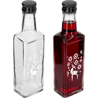 Bottiglia Receptura, 250 ml con tappo a vite - Renna natalizia – photo 3