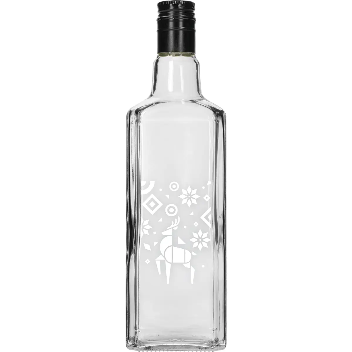 Bottiglia Tynktura, 500 ml con tappo - Renna natalizia