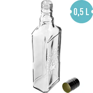 Bottiglia Tynktura, 500 ml con tappo - Renna natalizia – photo 4