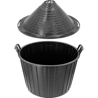 Damigiana da 54 L con cestello in plastica – photo 5