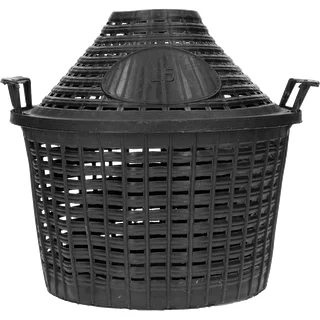 Damigiana per vino 5 L con cestello in plastica – photo 5