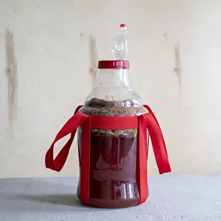 Damigiana per vino leggera, infrangibile, con cinghie di trasporto, 10 L – photo 15