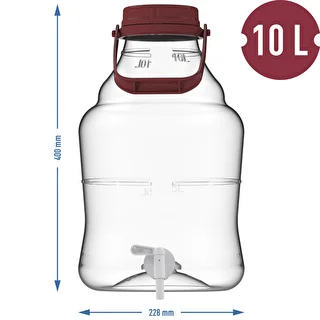 Damigiana 10 L con maniglia e rubinetto – photo 13