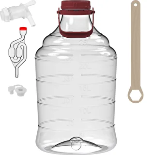 Damigiana infrangibile 25 L con maniglia e rubinetto – photo 2