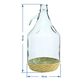 Damigiana Dama 5 L con cestello – photo 2