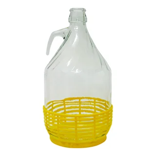 Damigiana Dama 5 L con manico in vetro