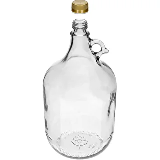 Dama 5 L con tappo a vite, tappo in sughero e gorgogliatore – set da 4 pezzi – photo 3