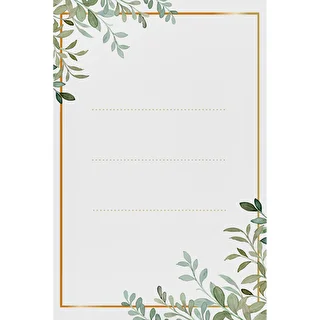 Etichette autoadesive 60 x 90 mm per bottiglie, vasetti, regali, motivo floreale - 20 pz.