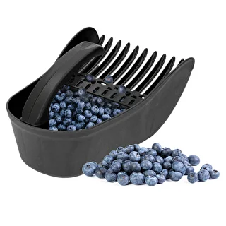 Raccoglibacche per piccoli frutti in materiale plastico, nero – photo 5