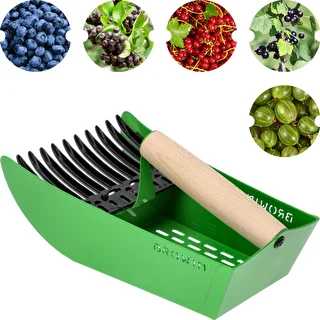 Raccoglibacche in metallo verde per piccoli frutti – photo 2