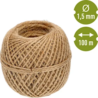 Spago di juta 1,5 mm/100 m/100 g – photo 4