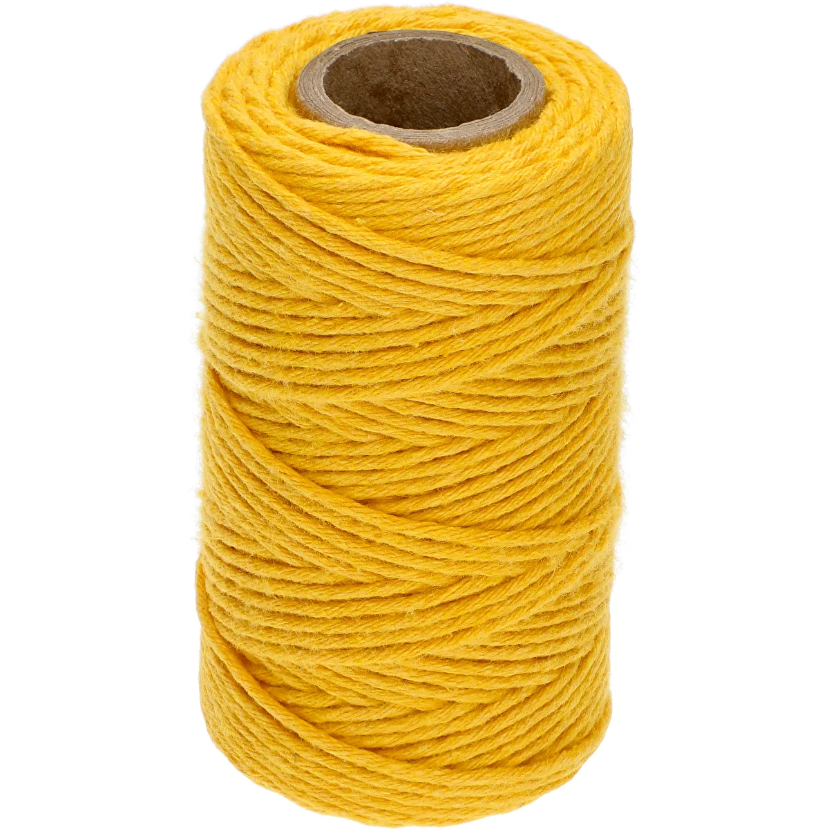 Cordino in cotone giallo 2 mm/55 m/100 g