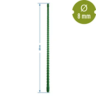Tutore in acciaio rivestito in PE 0,6 m x 8 mm – photo 2