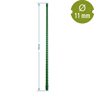 Tutore in acciaio rivestito in PE 1,25 m x 11 mm – photo 2