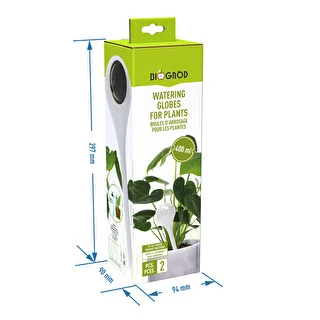 Sfere autoirriganti per piante, trasparenti, 400 ml, 2 pz. – photo 6