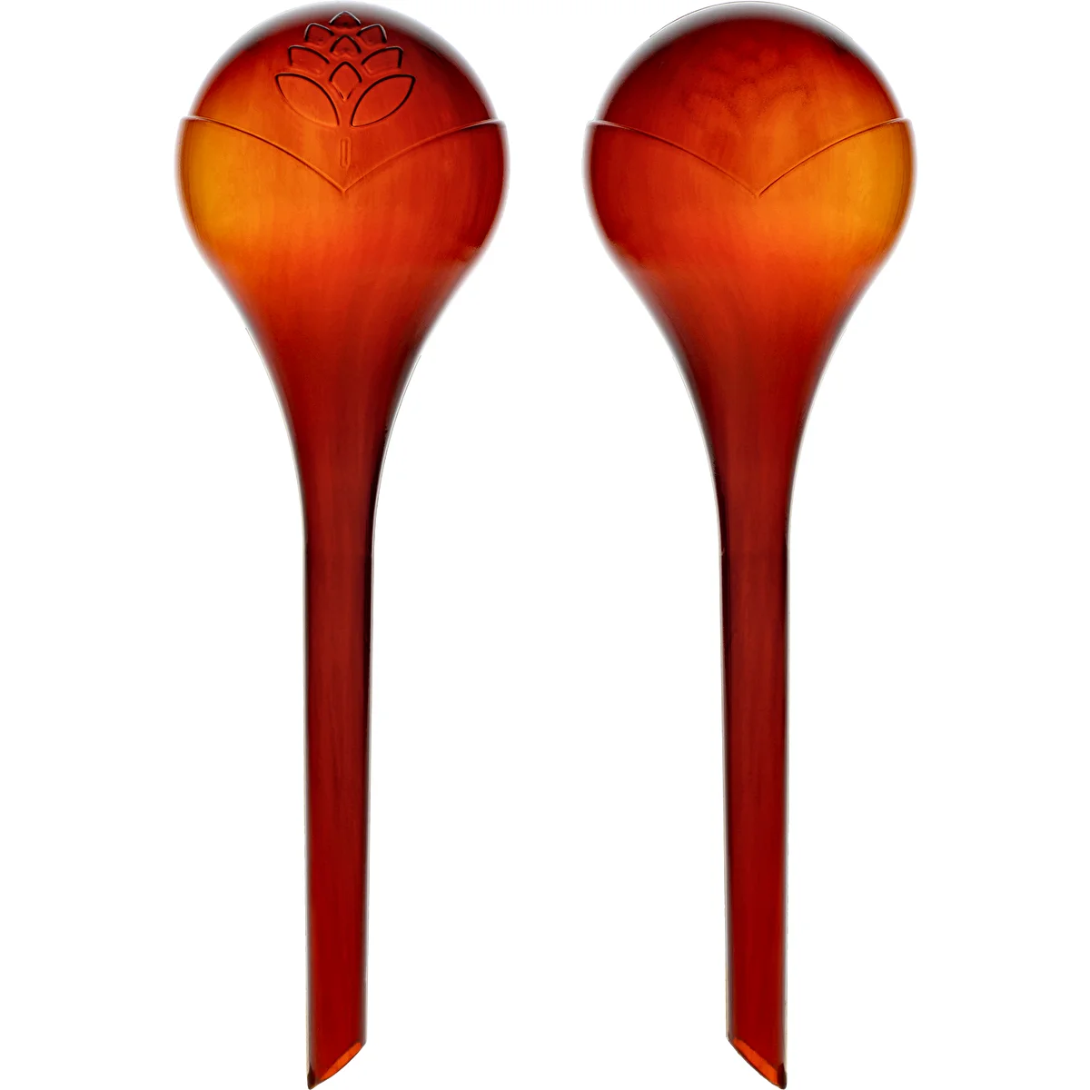 Sfere autoirriganti per piante, trasparenti color ambra, 400 ml, 2 pz.