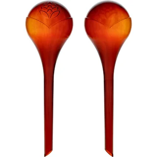 Sfere autoirriganti per piante, trasparenti color ambra, 400 ml, 2 pz.