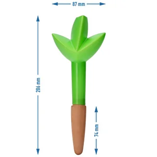 Irrigatore per piante – foglia verde con punta in ceramica, 120 ml – photo 5
