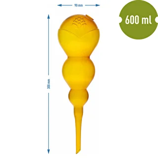 Sfera autoirrigante tripla (a tre camere), giallo trasparente, 600 ml – photo 5