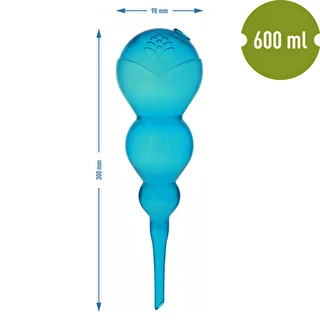 Sfera irrigante tripla (a tre camere), blu trasparente, 600 ml – photo 5