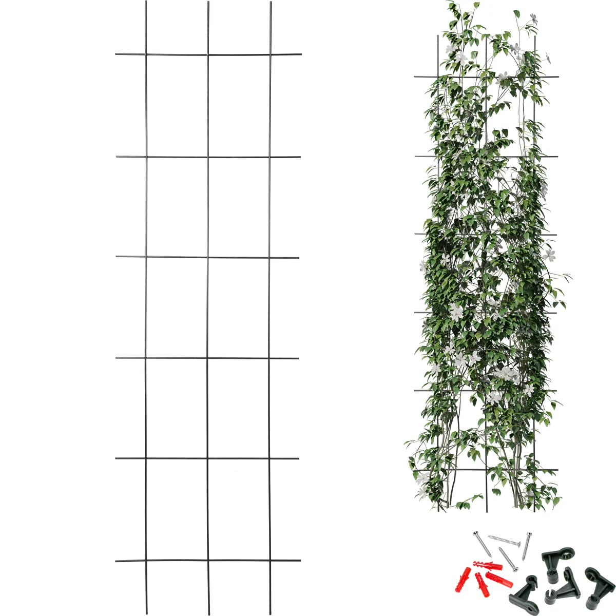 Supporto per piante - graticcio da giardino 150 x 45 cm