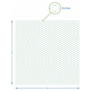 Rete anti-uccelli, verde, 6 m x 6 m – photo 7
