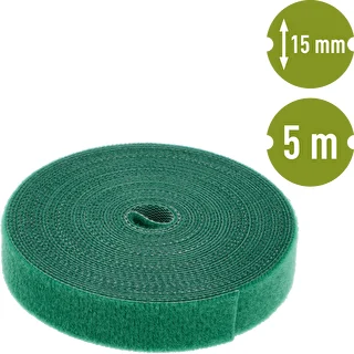 Nastro da giardinaggio a strappo, verde, 15 mm x 5 m – photo 2
