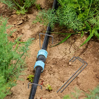 Picchetti a L per telo pacciamatura 100 pz – photo 10
