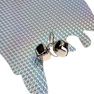 Pendente riflettente scaccia uccelli - gufo con campanellini – photo 2