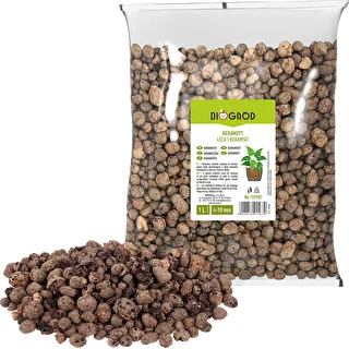 Argilla espansa per piante in vaso, giardinaggio e terrari in vetro, 4-10 mm, 1 L