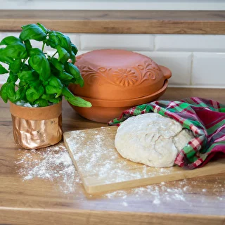 Pentola romana in terracotta rotonda 4 L – photo 7