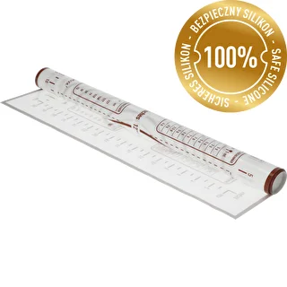 Tappetino in silicone – spianatoia con stampa: sagome e calcolatore culinario – photo 3