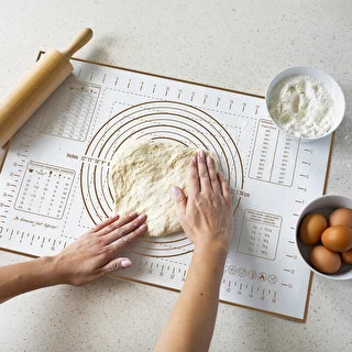 Tappetino in silicone – spianatoia con stampa: sagome e calcolatore culinario – photo 7