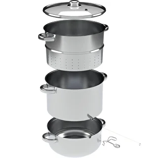 Estrattore di succo a vapore in acciaio inox 8 L – photo 2
