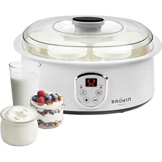 Yogurtiera con termostato, 7 vasetti, 1,3 L