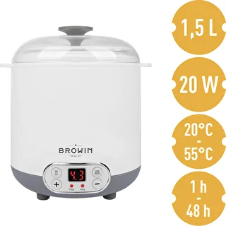 Yogurtiera per yogurt e formaggi con termostato 1,5 L – photo 5