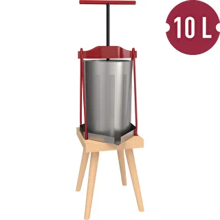 Pressa a telaio per frutta – con cestello metallico, 10 L – photo 2