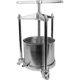 Pressa a telaio per frutta - acciaio inox, 5 L