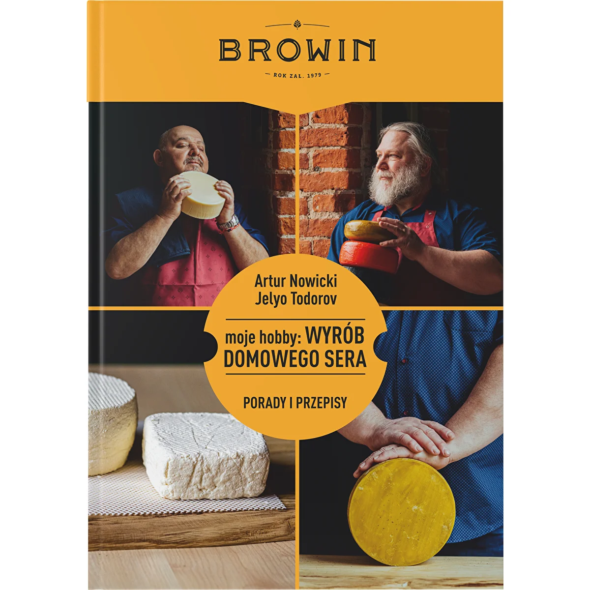 Il mio hobby: Fare il formaggio in casa - libro (in lingua polacca)