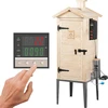 Affumicatore da giardino in legno 200 L – dragON Wood 100E con modulo riscaldante elettrico e controller - 3 