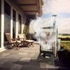 Affumicatore elettrico dragON con base mobile e liquido per pulizia - 30 