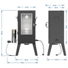 Affumicatore elettrico dragON E101 con generatore di fumo, 70 L - 12 