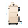 Affumicatore senza cornice dragON PLYWOOD NATURE con controller Wi-Fi, 200L - 14 