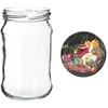 Barattoli 300 ml con coperchio colorato fi 66 - 6 pezzi. - 7 