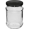 Barattolo 250 ml fi 66/4 coperchio nero - 6 pezzi - 2 