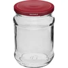 Barattolo 250 ml fi66/4 coperchio bordeaux - 6 pezzi - 2 